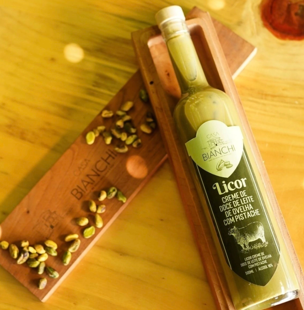 Licor de Doce de Leite de Ovelha com Pistache - 500ml